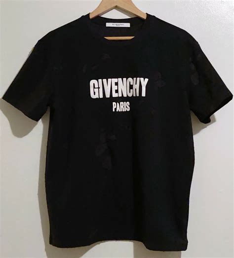 fake givenchy tshirt|givenchy distressed t shirt.